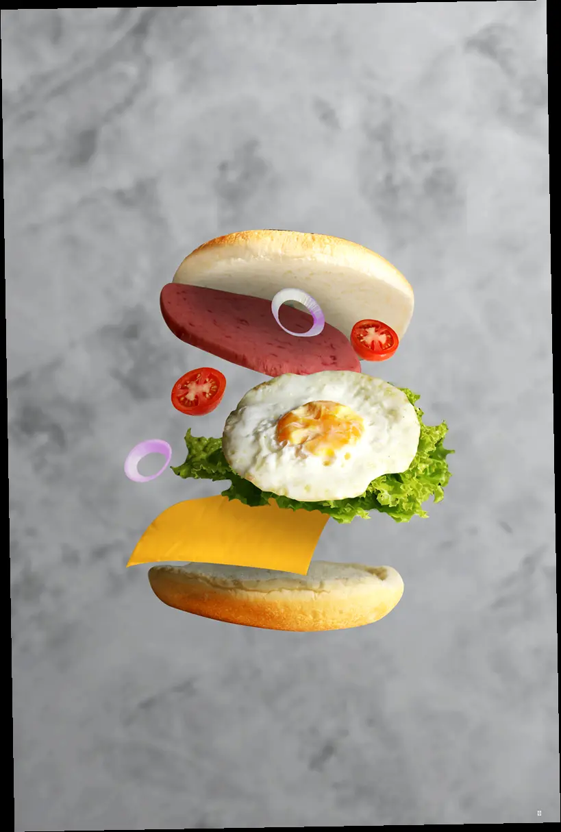 바질 에그마요 햄버거, 과연 어떤 맛일까?