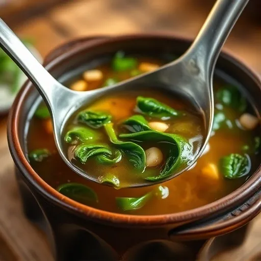 전문가의 맛! 시금치 된장국의 깊이를 더하는 비법 👨‍🍳