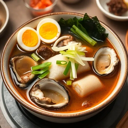 비린내 없이 깊은 맛! 사골 굴떡국 핵심 재료 손질과 육수 비법
